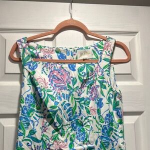 Lilly Pulitzer Floral Dress - Blue, Green, Pink